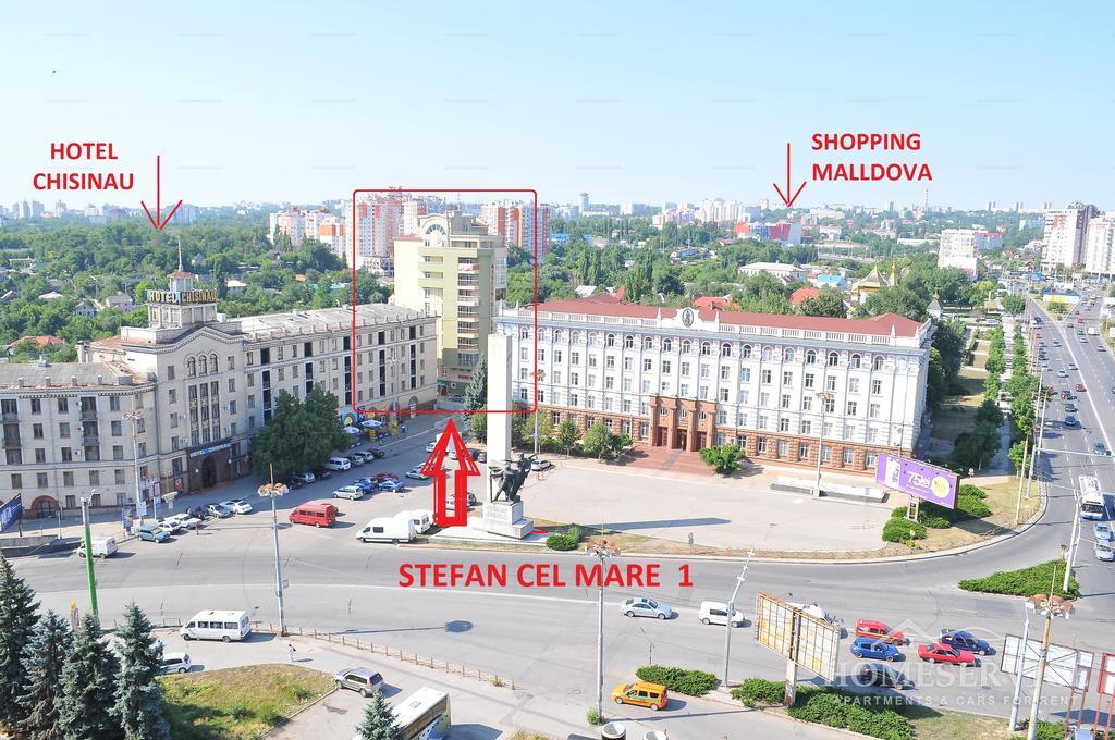 Homeservice Apartments On Stefan Cel Mare Boulevard Chisinau Bagian luar foto